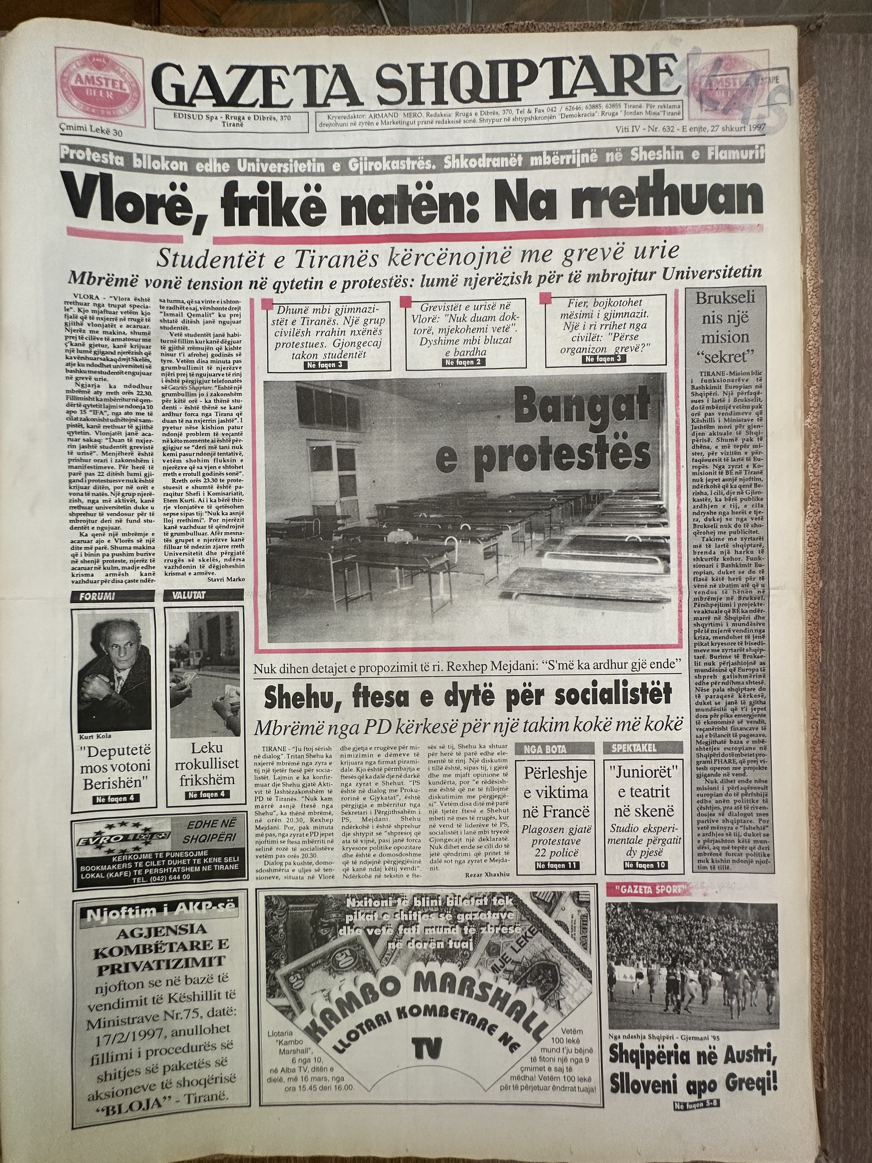 Gazeta Shqiptare 1999-09-27